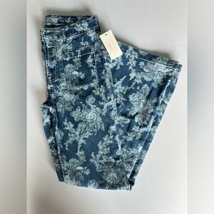 Gap × LoveShackFancy Kids High Rise Floral ‘70s Flare Jeans